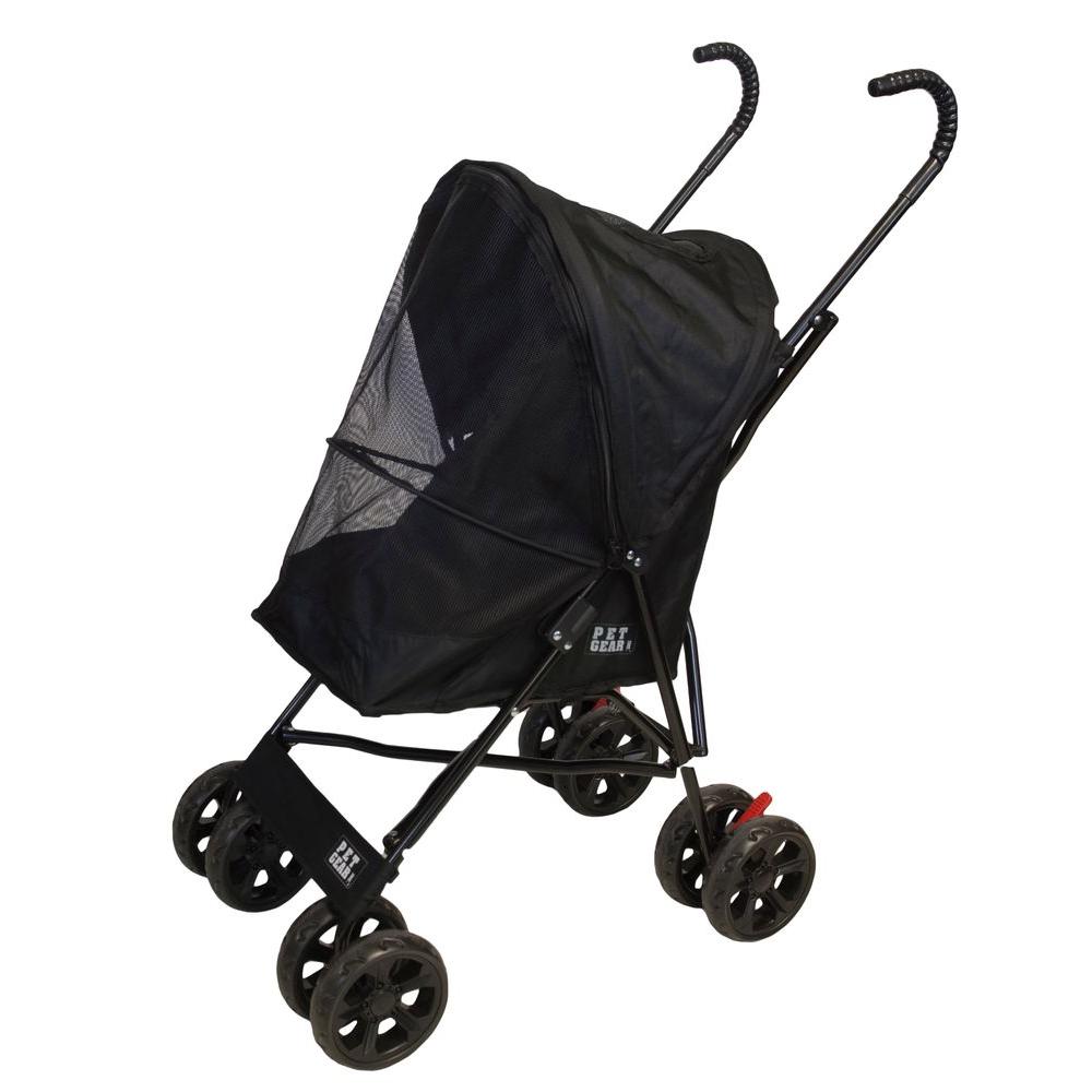 Pet Gear 15.5 in. x 11 in. x 23 in. Navy Travel Lite Pet StrollerTL8150NA The Home Depot