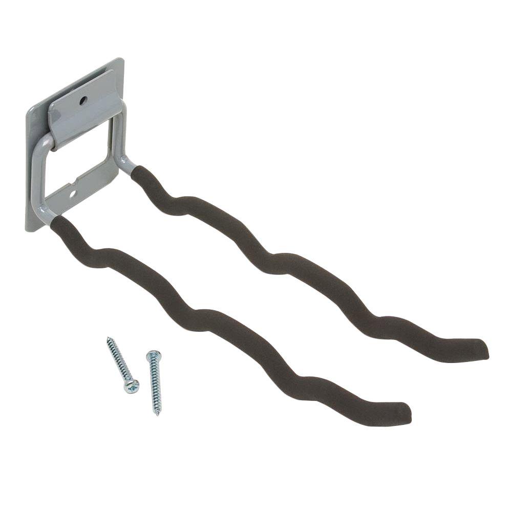 Utility Hooks The Home Depot Heavy Duty Flip Up Tool Holder Hooks In Black