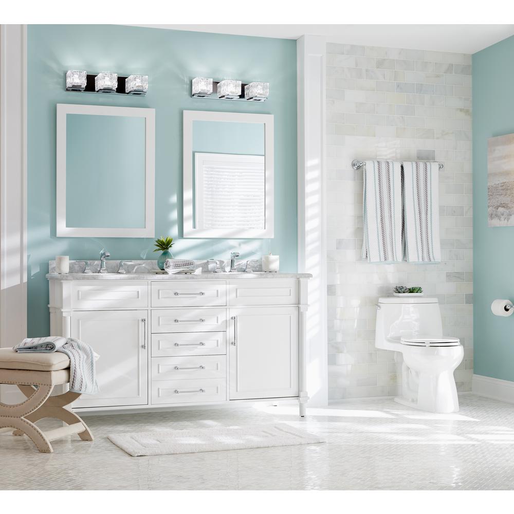 Featured image of post Bathroom Remodel Double Sink Vanity : The bathroom is associated with the weekday morning rush, but it doesn&#039;t have to be.