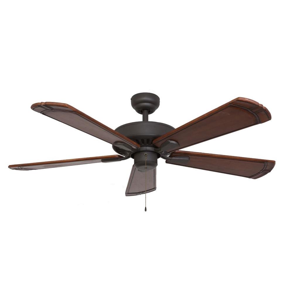 50 - 54.1 - brown - sahara fans - ceiling fans without lights