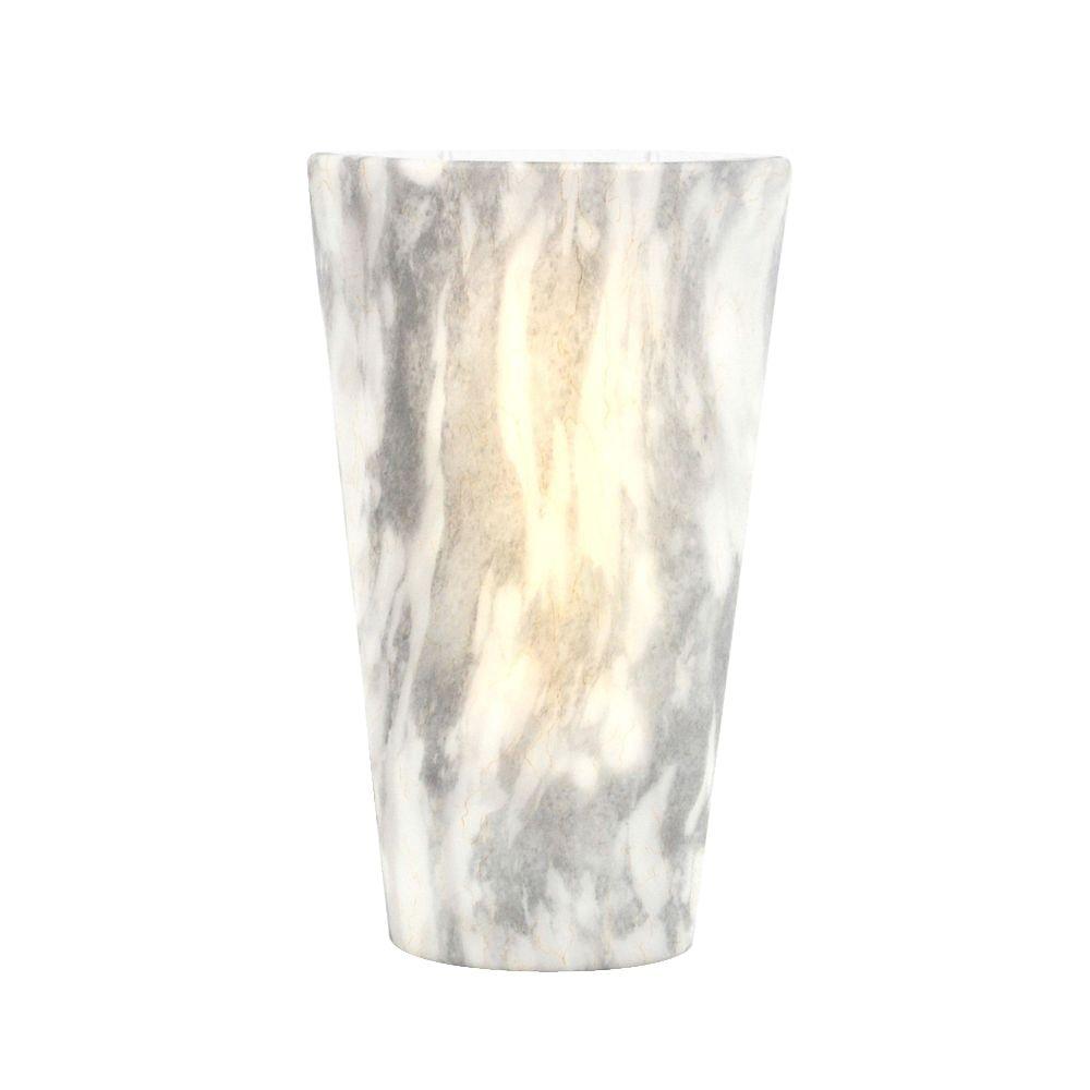Series Stone Indoor Outdoor Led High Gloss Battery Operated Wall Lantern Sconce