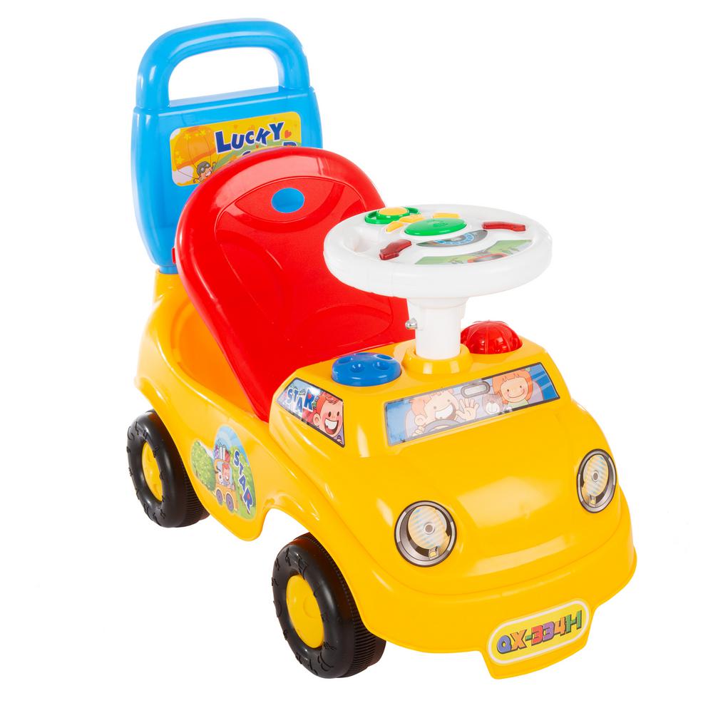 toy car push with feet