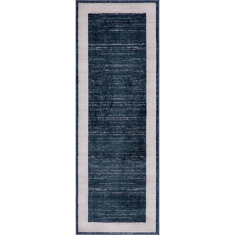Jill Zarin Uptown Collection by Jill Zarin Navy Blue 2'2" x 6' Runner