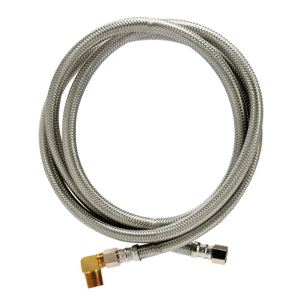 Fluidmaster Braided Stainless Steel Ice Maker Connector 1/4 in. Comp x