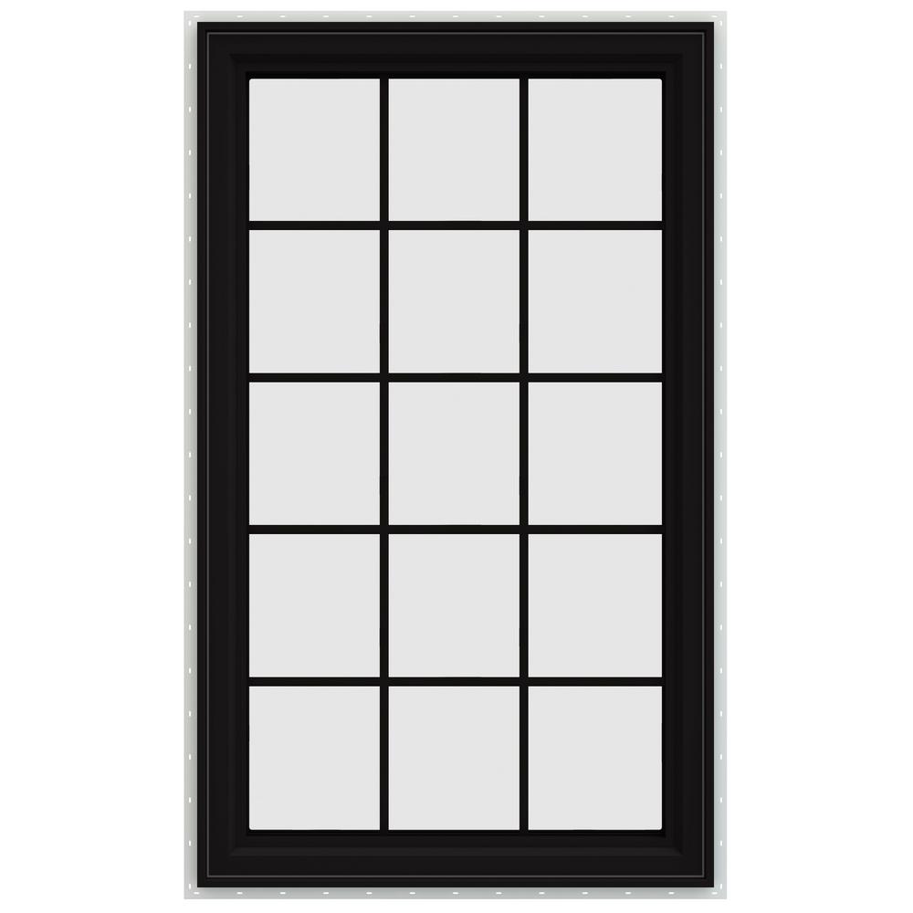 JELD WEN 35 5 In X 59 5 In V 4500 Series Right Hand Casement Vinyl   Jeld Wen Casement Windows Thdjw143200233 64 1000 