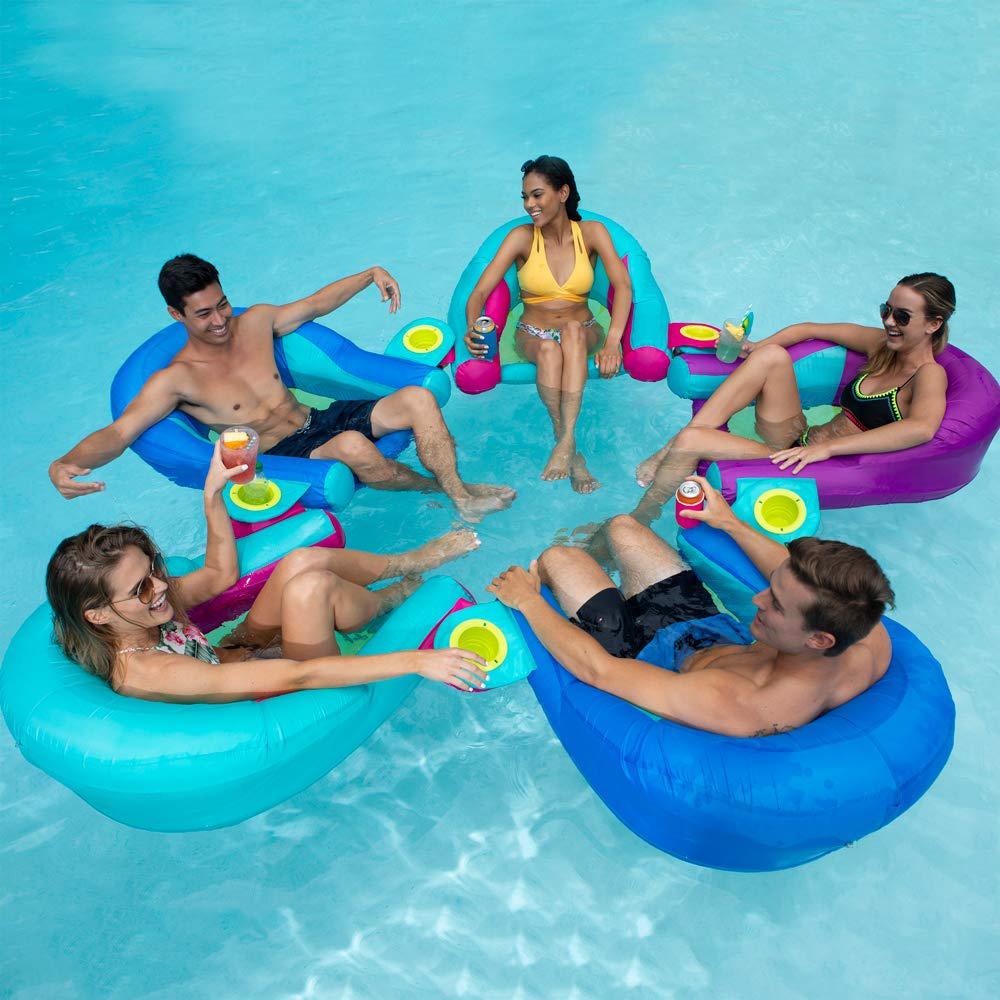 pool floaties with cup holder
