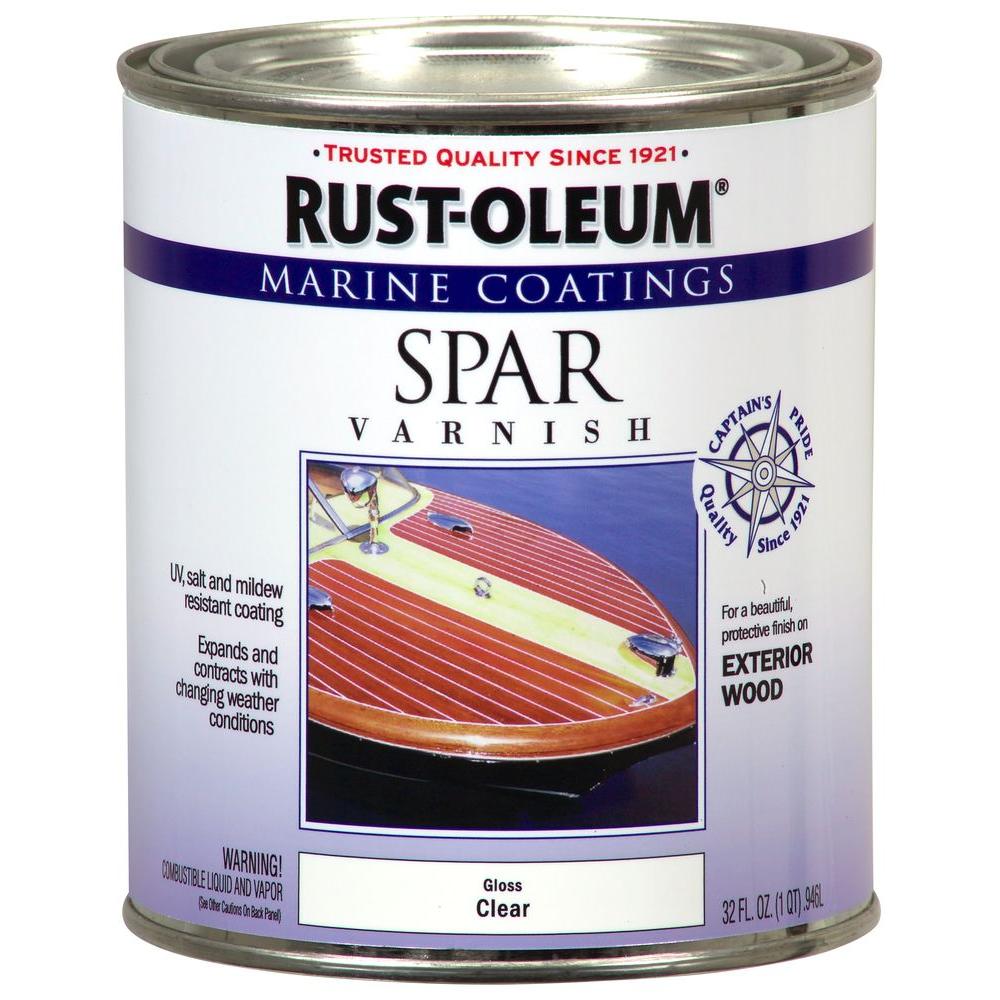 Duralux Marine Paint 1 qt. Clear Spar Varnish-M738-4 - The Home Depot Duralux Marine Paint 1 qt. Clear Spar Varnish-M738-4 - The Home Depot
