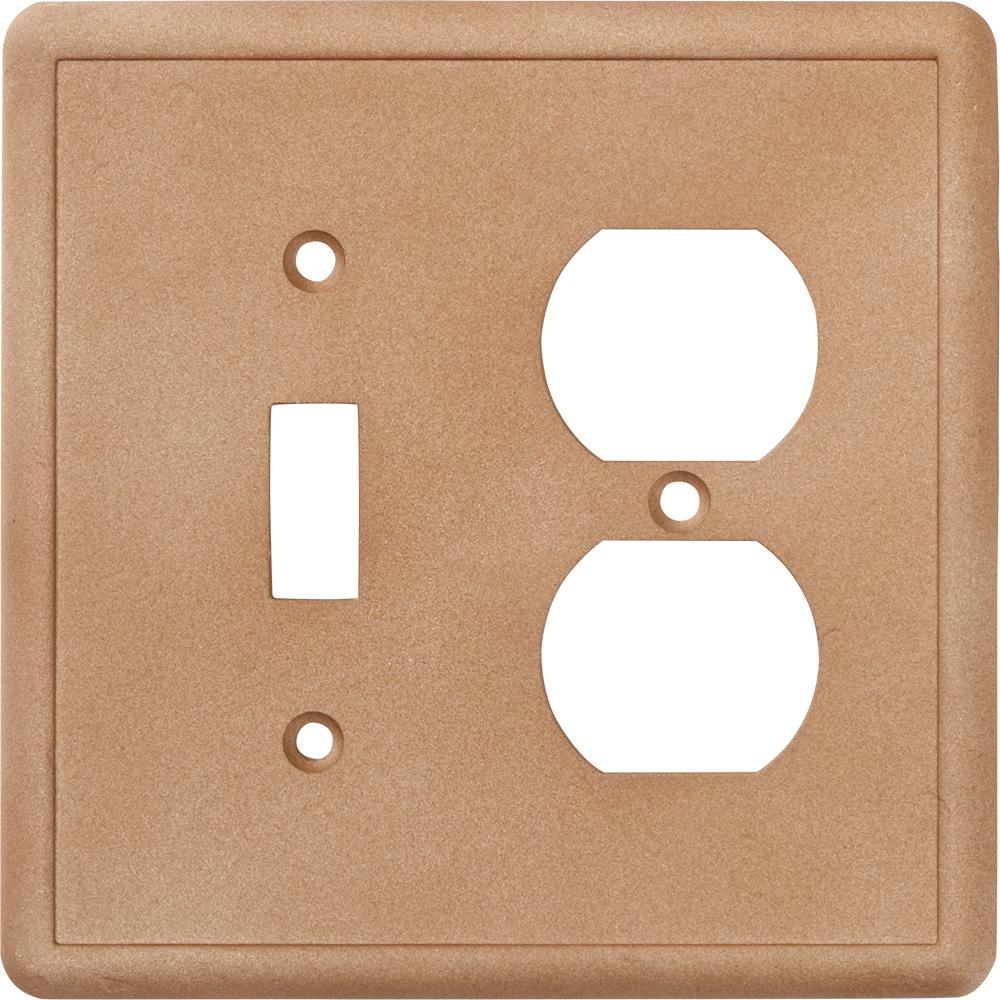 Hampton Bay 2Gang 1 Toggle Combination Wall Plate in NocheSWP10802