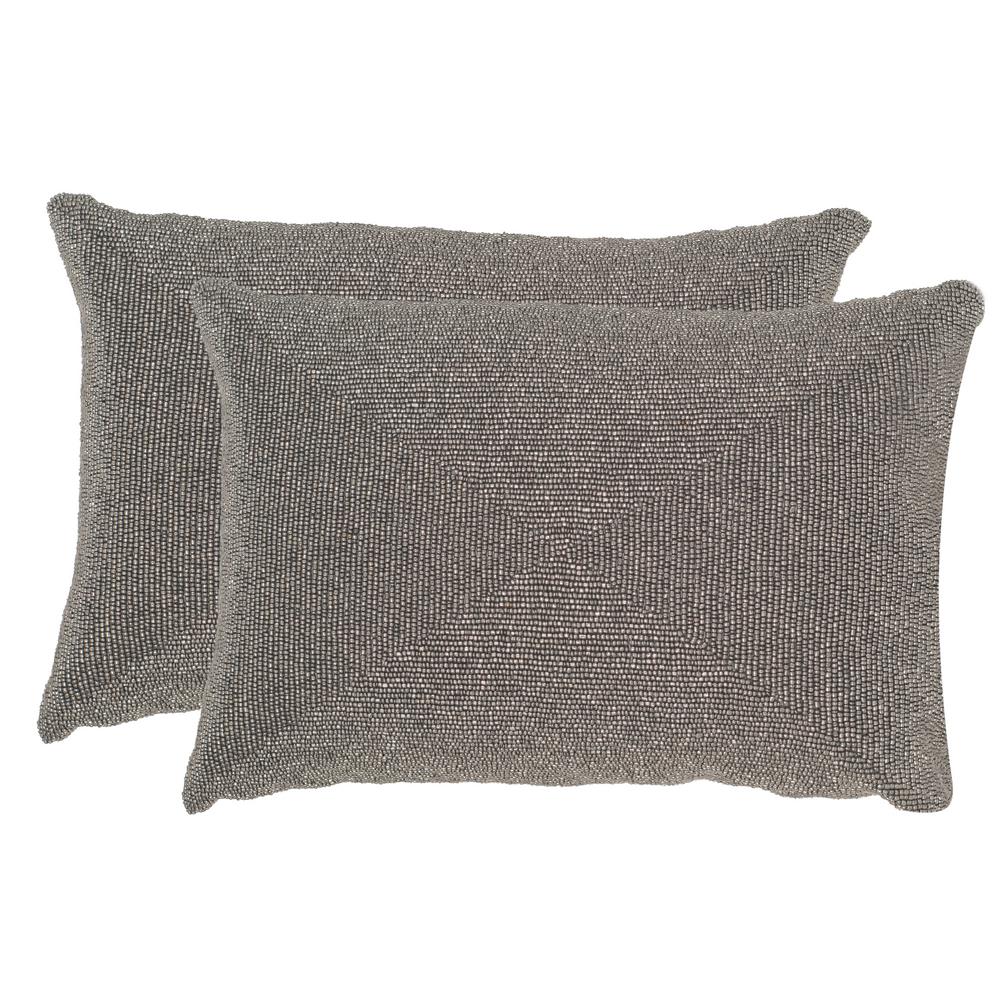 Safavieh Allure Embellished Hand Beaded Pillow 2 Pack Dec257a 1218 Safavieh Allure Embellished Hand Beaded Pillow 2 Pack
