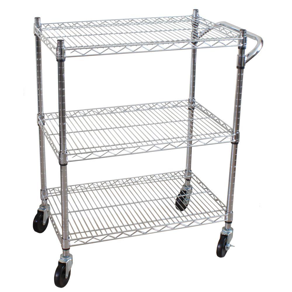 Seville Classics AllPurpose Utility CartSHE18304BZ The Home Depot