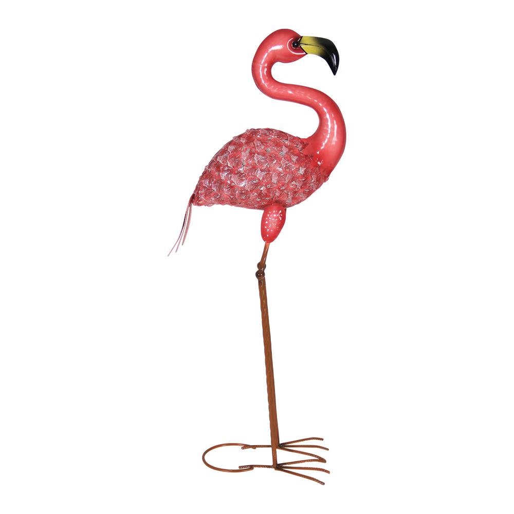 Metal Flamingo 12352 The Home Depot Metal Flamingo