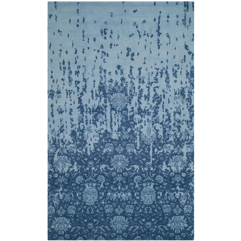 Safavieh Restoration Vintage Blue/Dark Blue 4 ft. x 6 ft. Area Rug