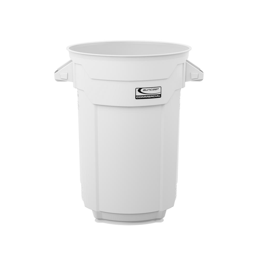White Heavy Duty Outdoor Trash Cans Recycling Heavy Duty Outdoor Trash Cans