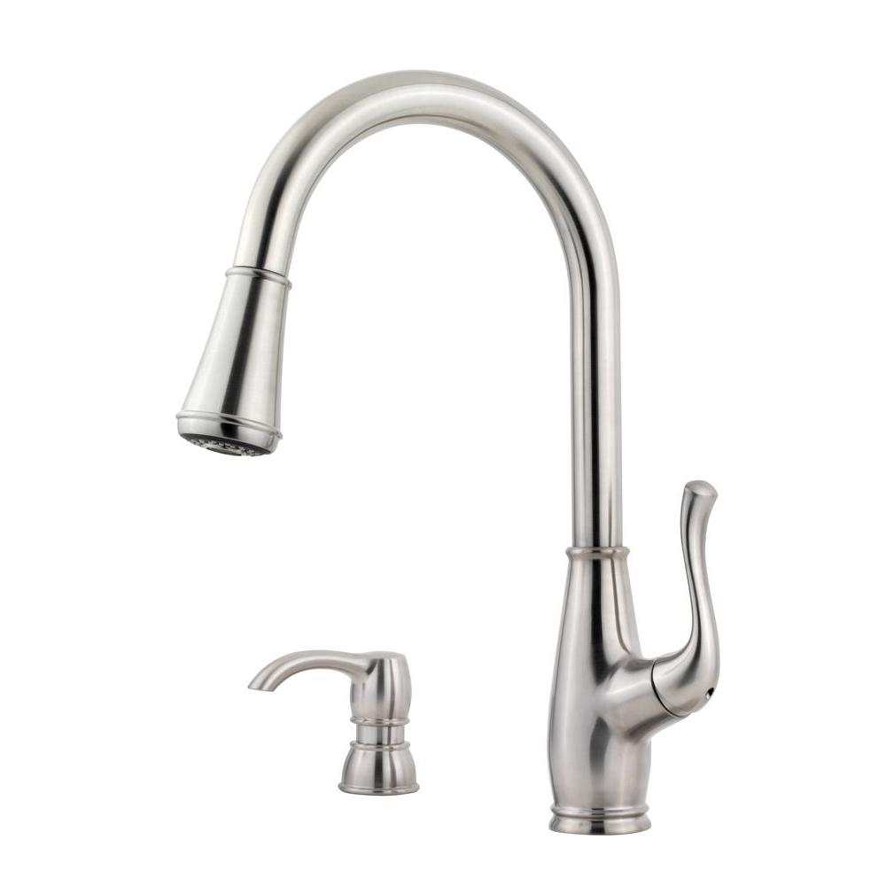 Pfister Sedgwick Single Handle Pull Down Sprayer Kitchen Faucet