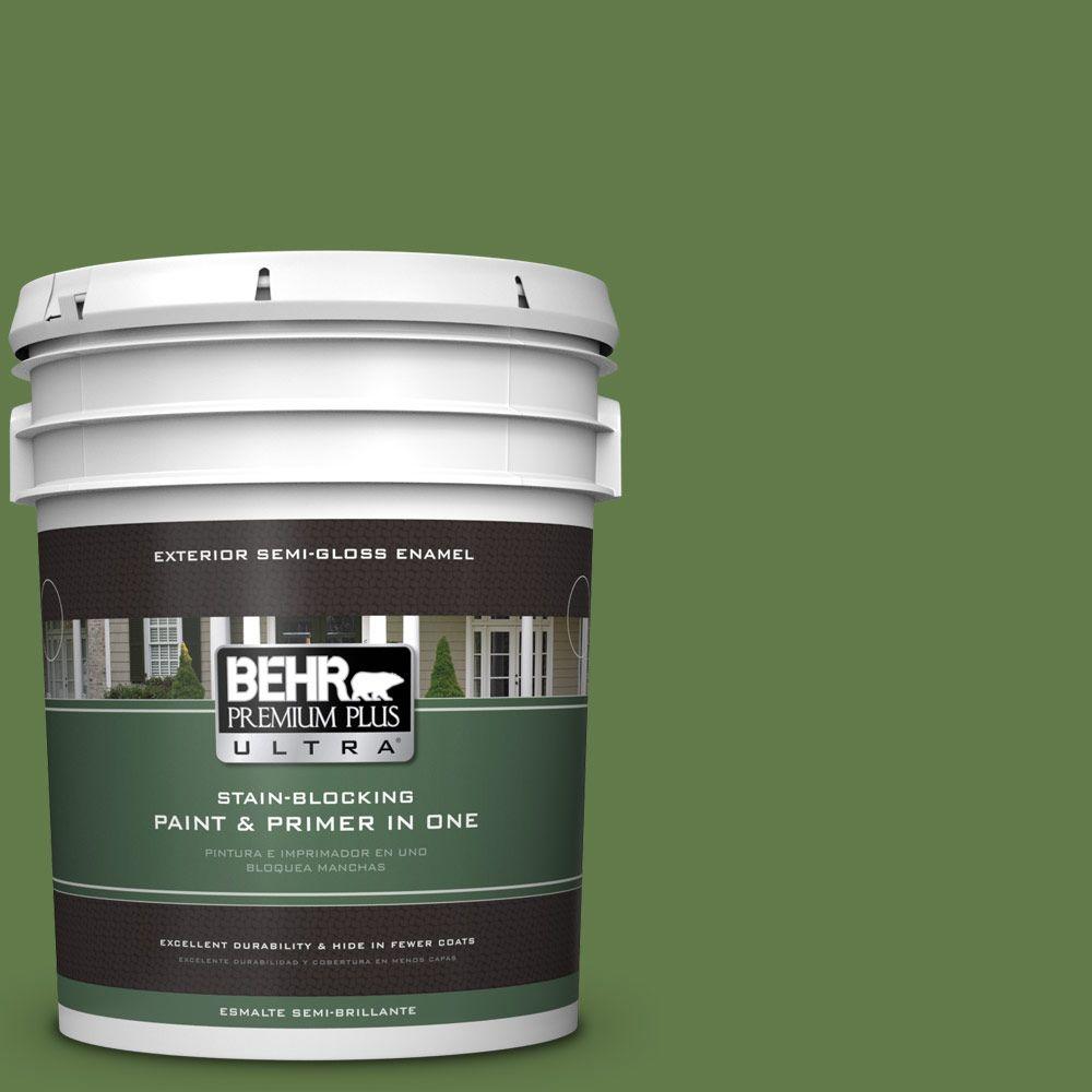 BEHR Premium Plus Ultra 5gal. M3707 Mown Grass Semi
