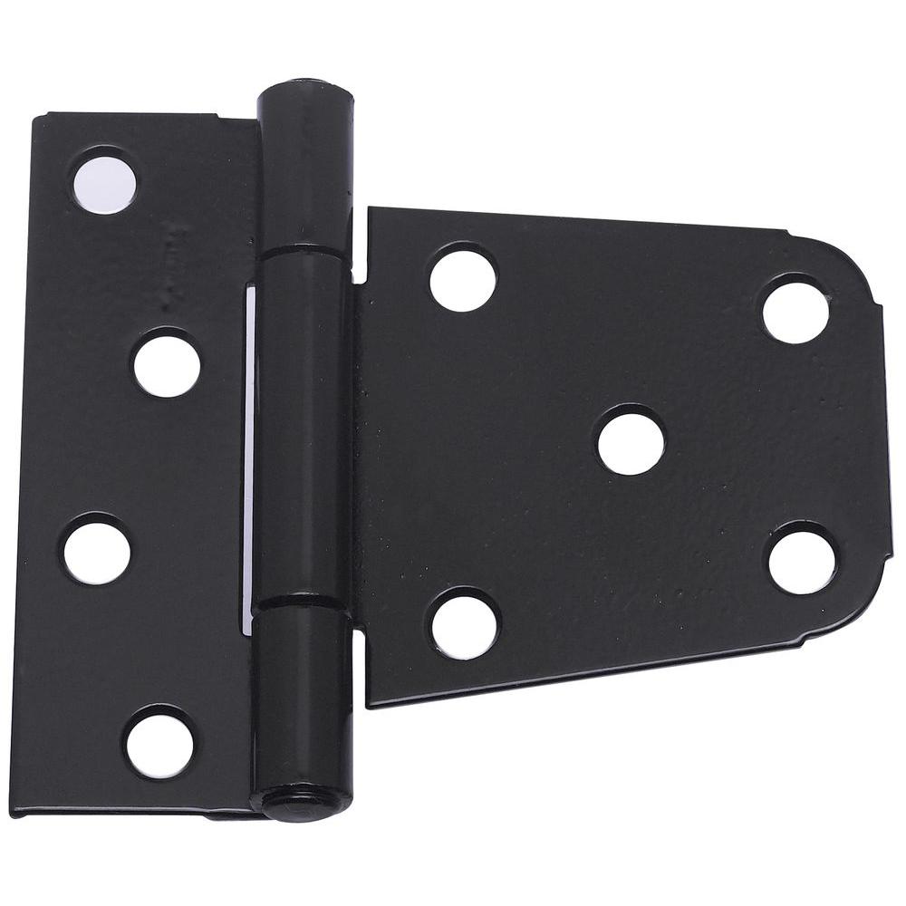 National Hardware 31/2 in. Black Heavy Duty Gate HingeV287 31/2 GATE