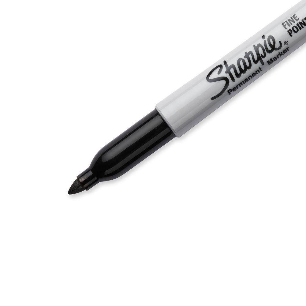 Sharpie Black Fine Point Permanent Markers 2 Pack 30162pp The Home Depot