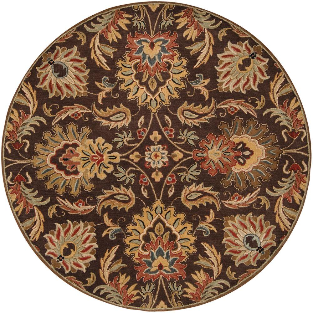 Kaleen Revolution Light Brown 9 Ft 9 In X 9 Ft 9 In Round Area Rug Rev03 82 99 Rd The Home