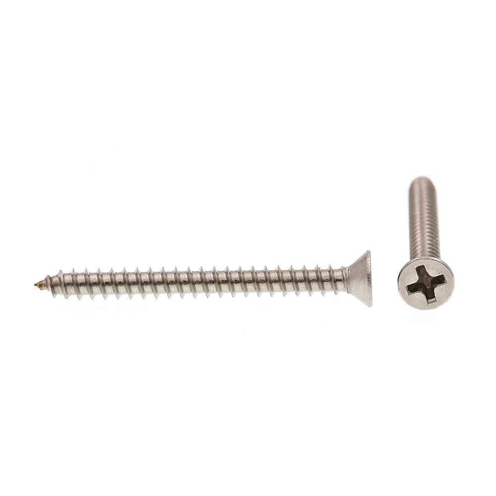 250PCS #6x1-1//4/" Phillips Flat Head Self Drilling Sheet Metal Tek Screws Zinc
