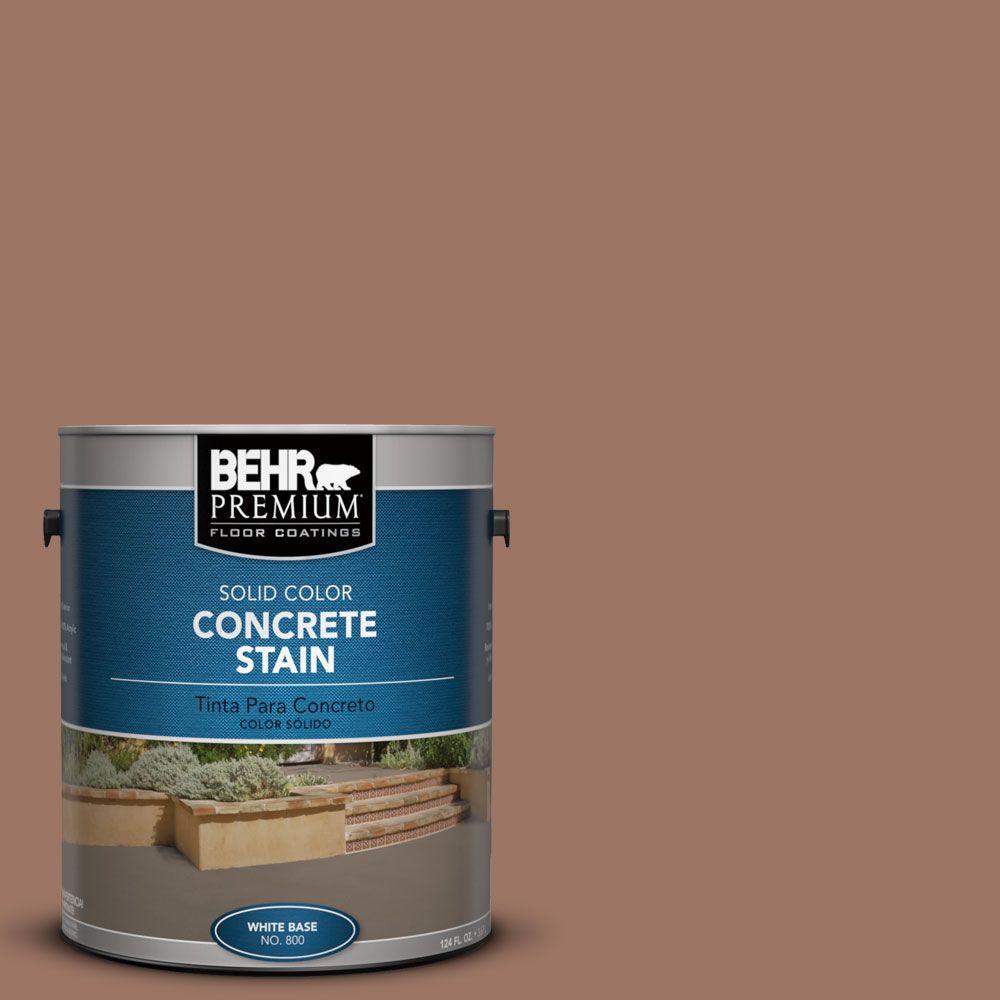 BEHR Premium 1 gal. #PFC-14 Iron Ore Solid Color Interior/Exterior ...