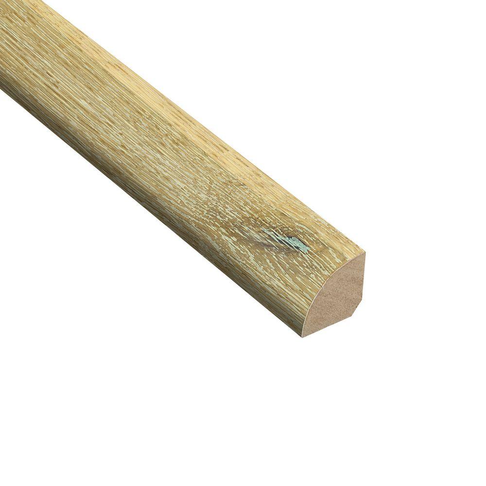 Quarter Round Moulding Millwork The Home Depot Wire Brushed White Oak 3 4 In Thick X