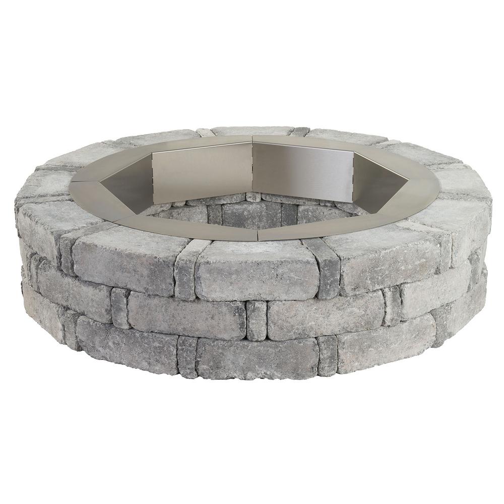 Pavestone RumbleStone 46 In X 105 In Round Concrete Fire Pit Kit