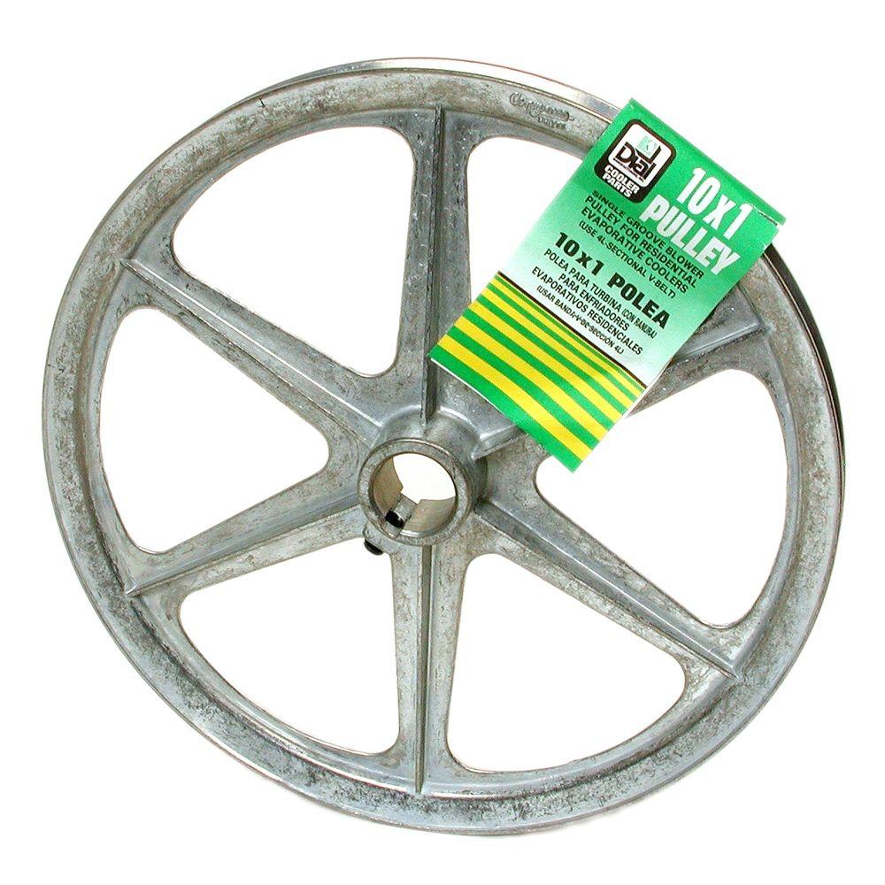 10 in. x 1 in. Evaporative Cooler Blower Pulley-6324 - The Home Depot