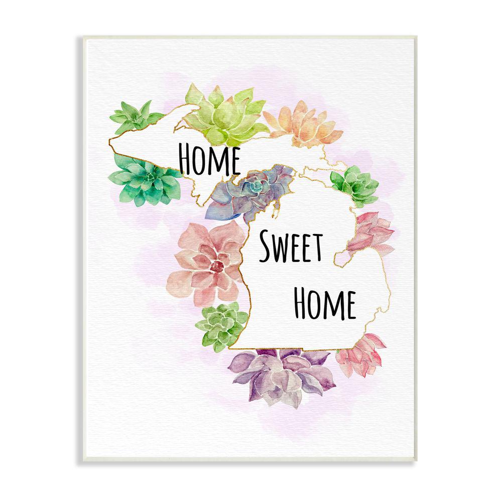 The Stupell Home Decor Collection 10 In X 15 In Michigan State