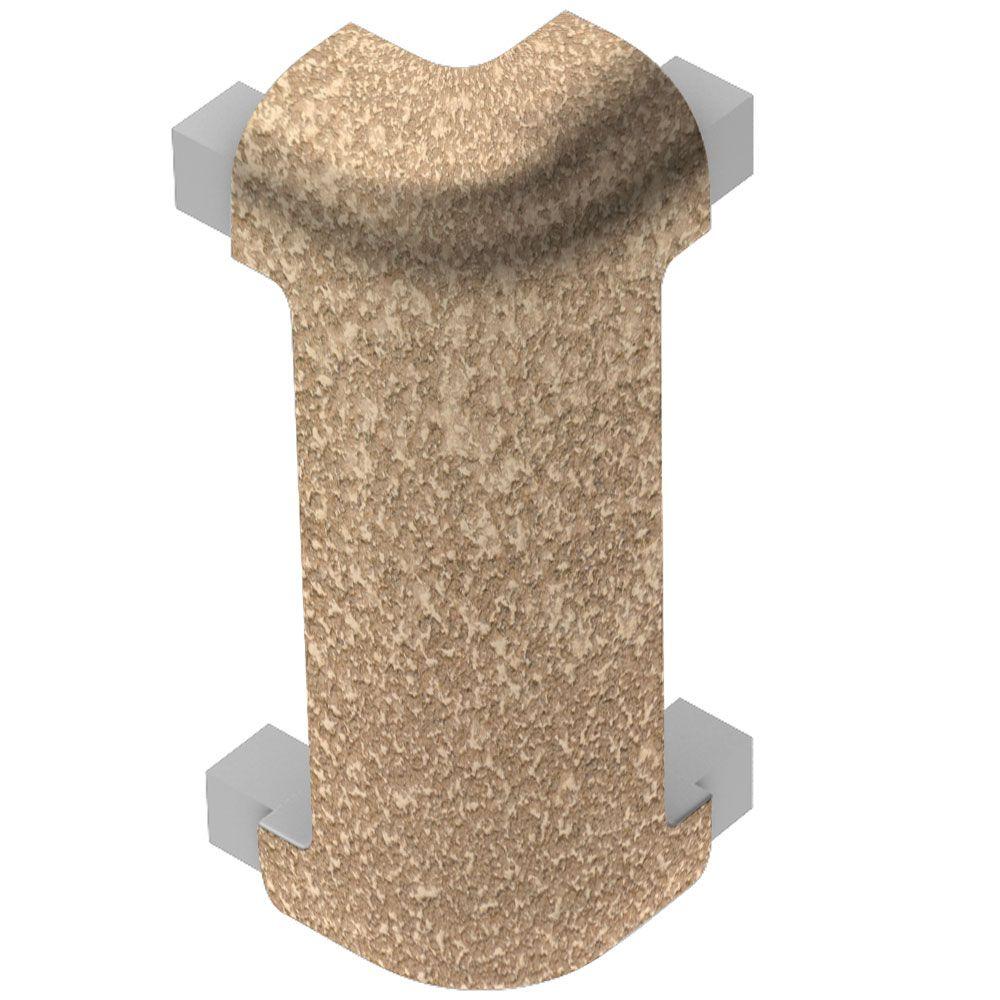 Schluter Rondec-CT Beige Textured Color-Coated Aluminum 3/8 In. X 1-31/ ...