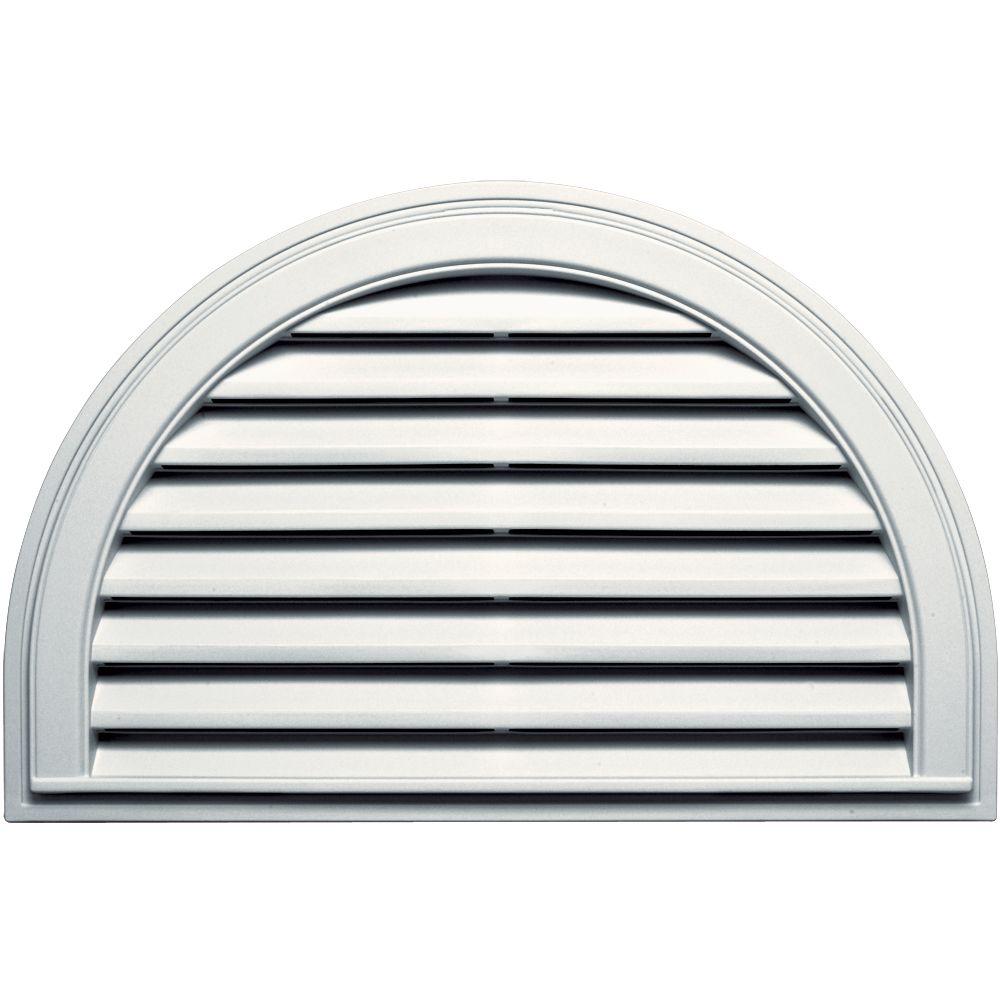 Half Round Gable Vents Louvers Roofing Attic Ventilation