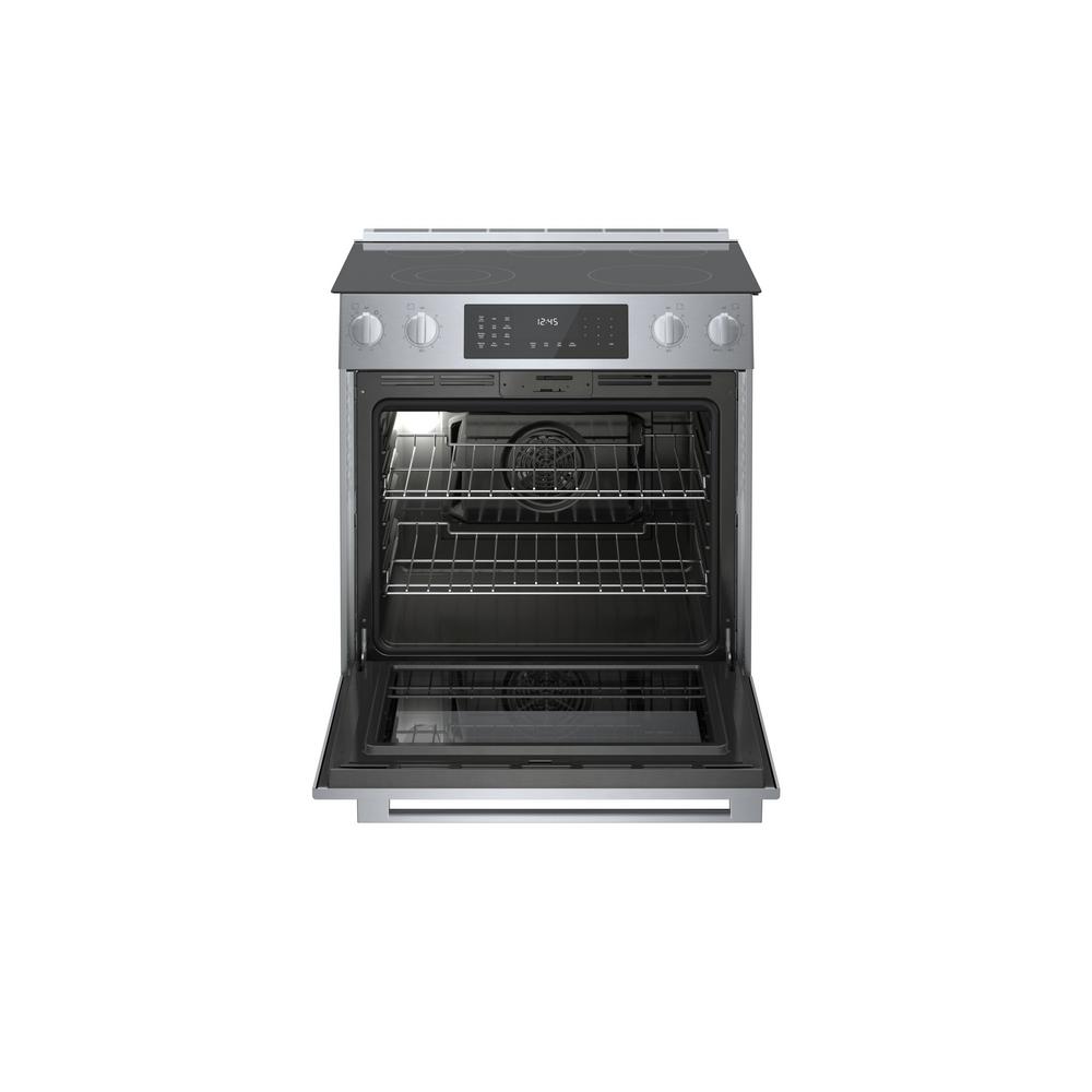 Bosch 800 Series 30 In 4 6 Cu Ft Slide In Electric Range With