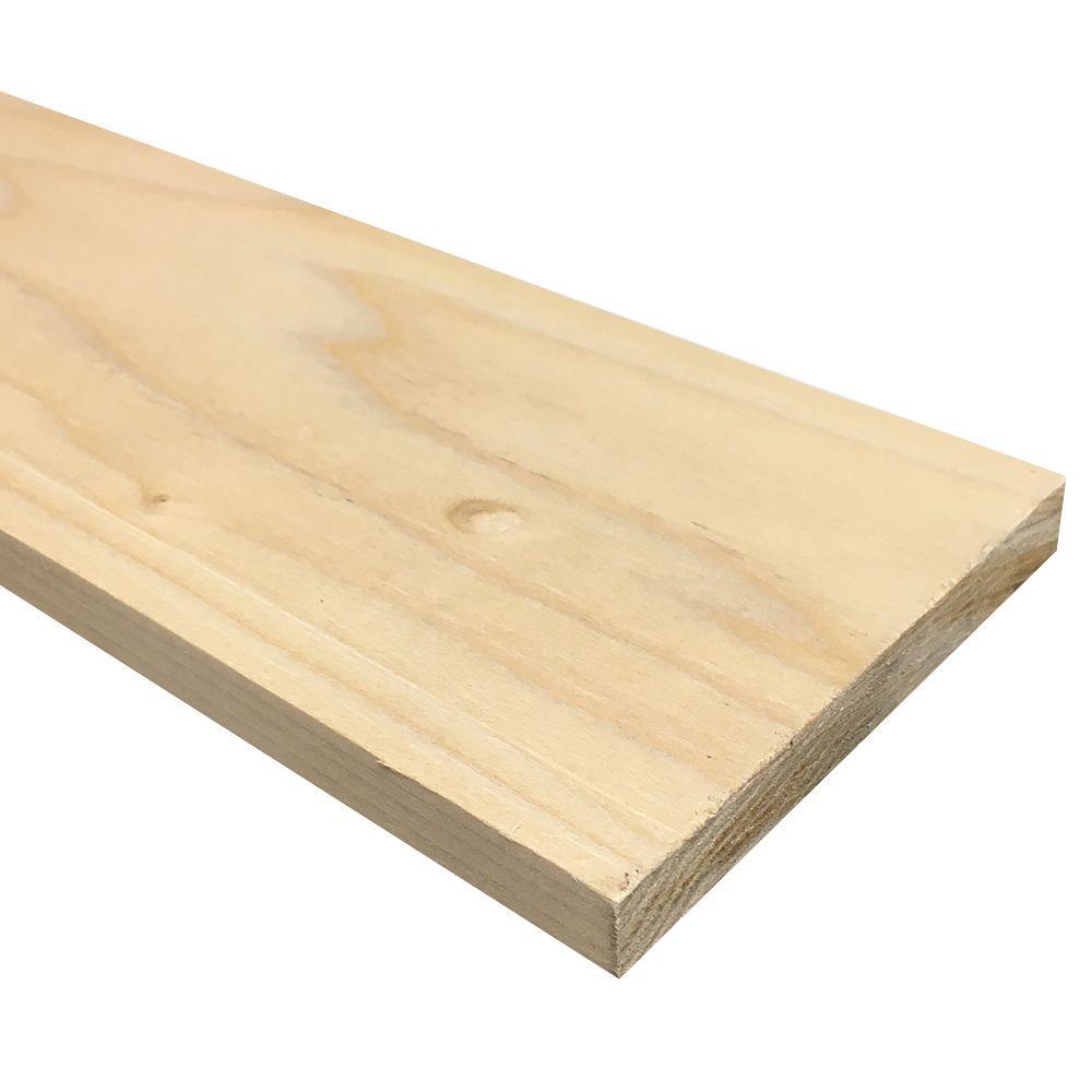 Weaber 1 2 In X 4 In X 4 Ft S4S Poplar Board 27408 The Home Depot