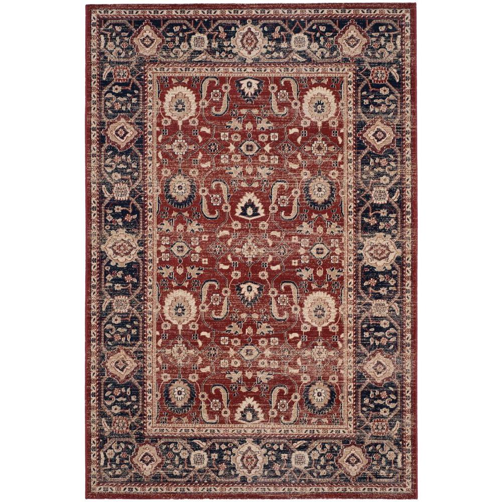 Safavieh Artisan Rust Navy 5 Ft X 8 Area Rug