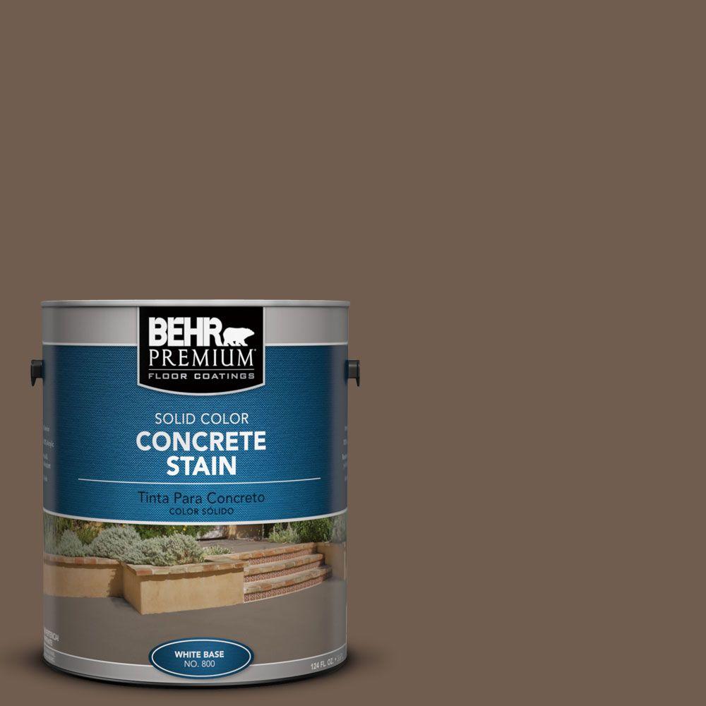 Behr Premium 1 Gal Pfc 35 Rich Brown Solid Color Interior Exterior Pfc 35 Rich Brown Solid Color Interior Exterior