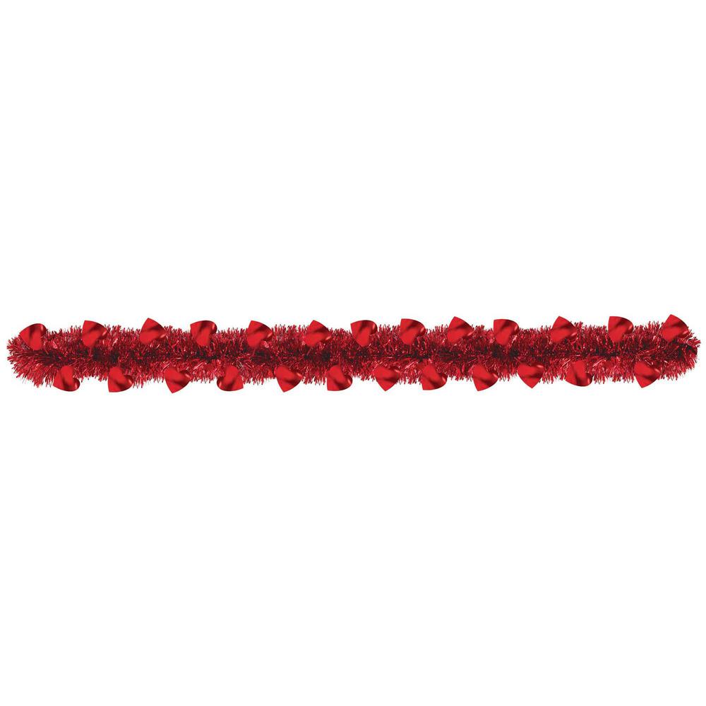 UPC 013051527167 product image for Amscan 108 in. Valentine's Day Red Tinsel Heart Boa Garland (2-Pack) | upcitemdb.com