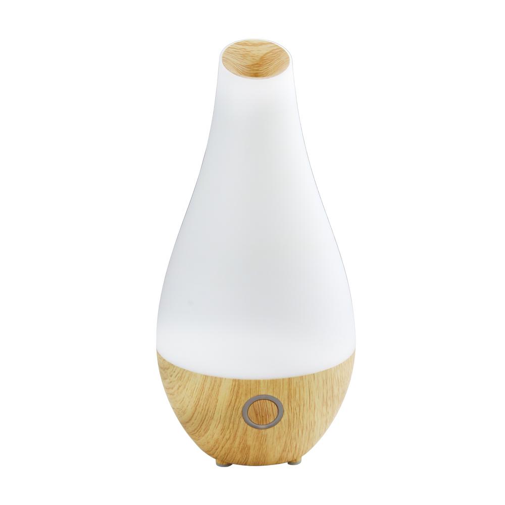 Comfort Zone 3 55 Fl Oz Ultrasonic Aroma Essential Oil Diffuser With Soothing Cool Mist And Led Features Czad10 The Home Depot
