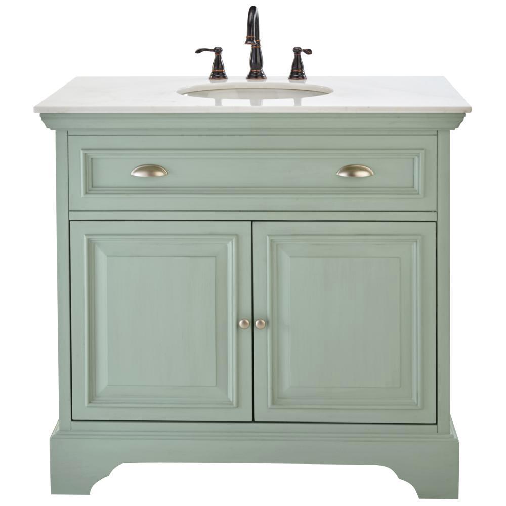 38 46 In Vanities With Tops Bathroom The Home Depot Sadie