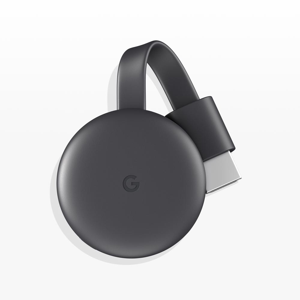 Google Chromecast - Streaming Device with HDMI Cable - Stream Shows, Music, Photos, and Sports from Your Phone to Your TV