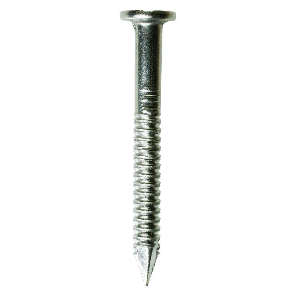Simpson Strong-Tie 8d x 1-1/2 in. Ring-Shank Stainless Steel Connector Stainless Steel Nails Home Depot
