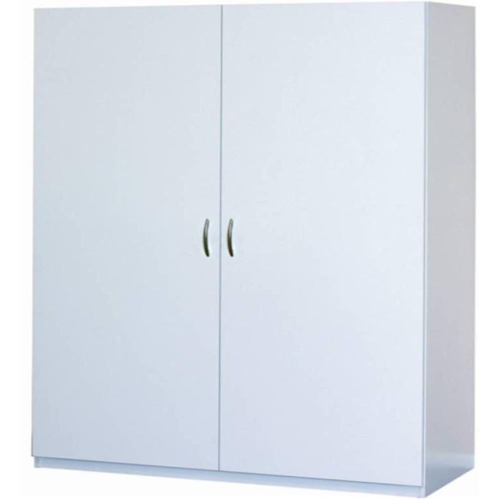 Closetmaid 80 In H X 48 In W X 16 In D White Melamine Jumbo Storage Cabinet 12357 The Home Depot