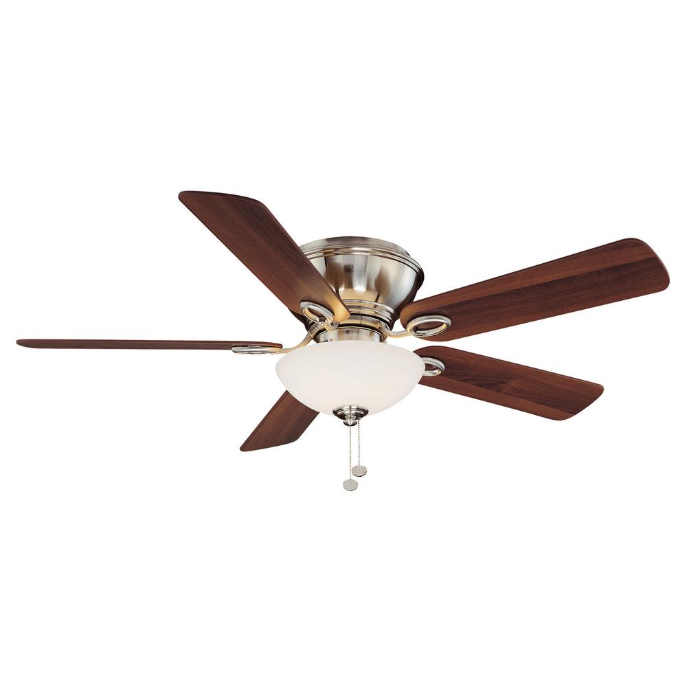 Hampton Bay Adonia 52 In Led Indoor Brushed Nickel Ceiling Fan With Hampton Bay Adonia 52 In Led Indoor Brushed Nickel Ceiling Fan With Light Kit