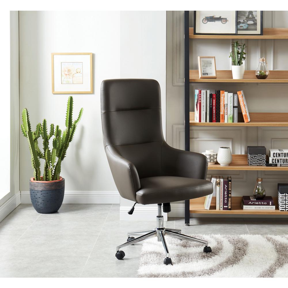 Furniture Of America Davis Gray Upholstered Height Adjustable