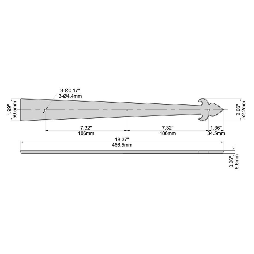 Everbilt Premium Decorative Black Garage Door Hardware Kit 10100 The Home Depot - Decorative Garage Door Hardware Kit Home Depot