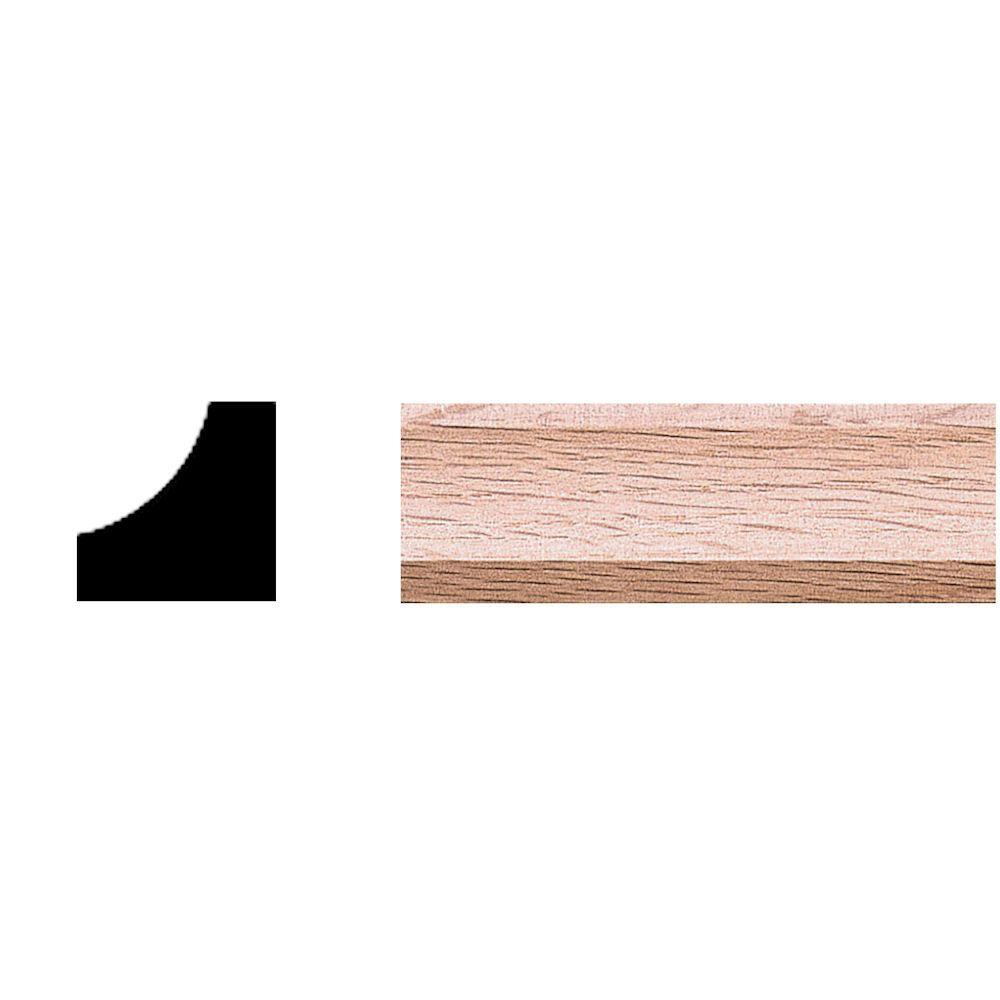 House Of Fara 3 4 In X 8 Ft Oak Cove Moulding 9507 X 8 Ft Oak Cove Moulding