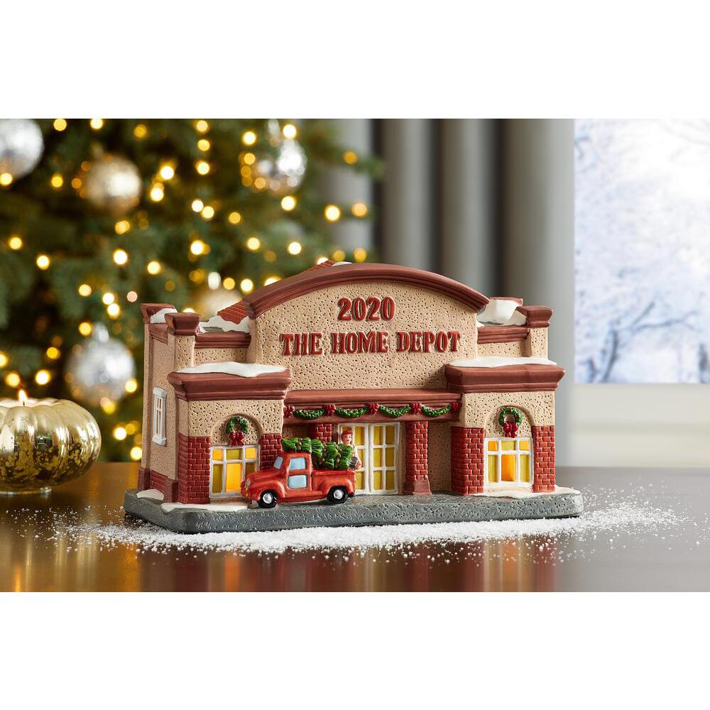 Home Accents Holiday 2020 Canterbury Lane Lighted The Home Depot Store Nm X15290aa The Home Depot