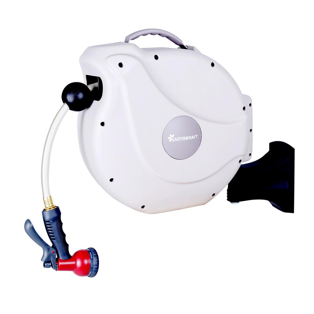 Gartenkraft 50 ft. Retractable Garden Hose Reel NW Series Includes Hose and... by Gartenkraft