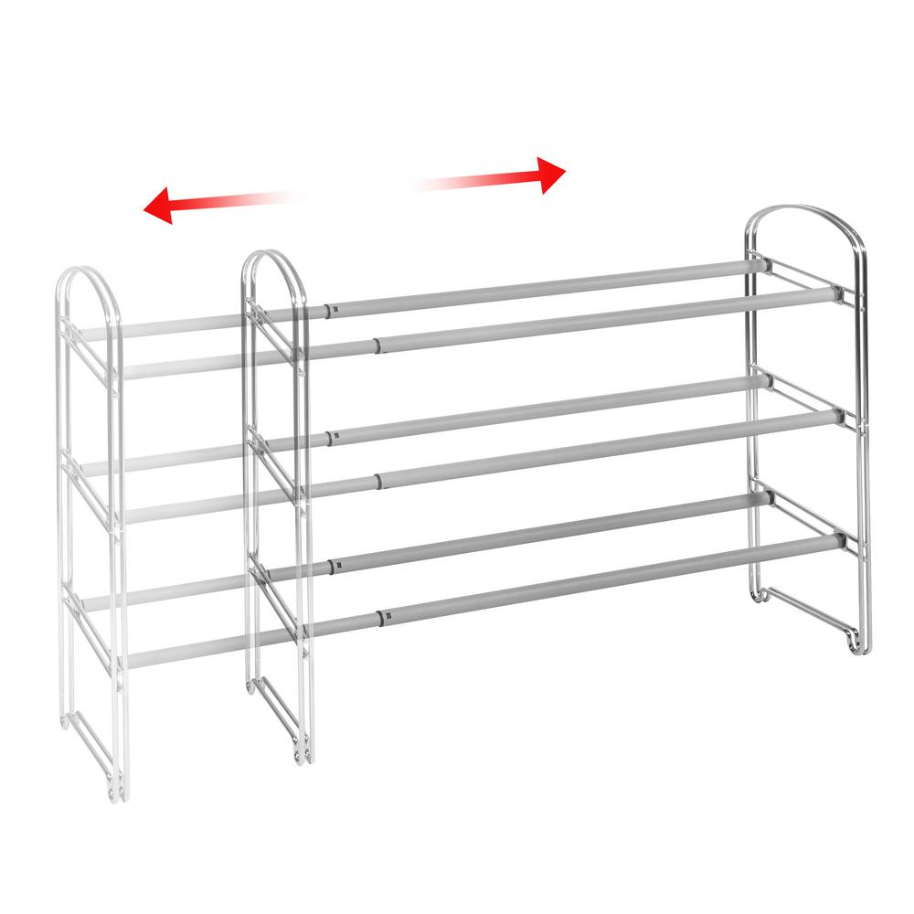 seville classics 3 tier shoe rack