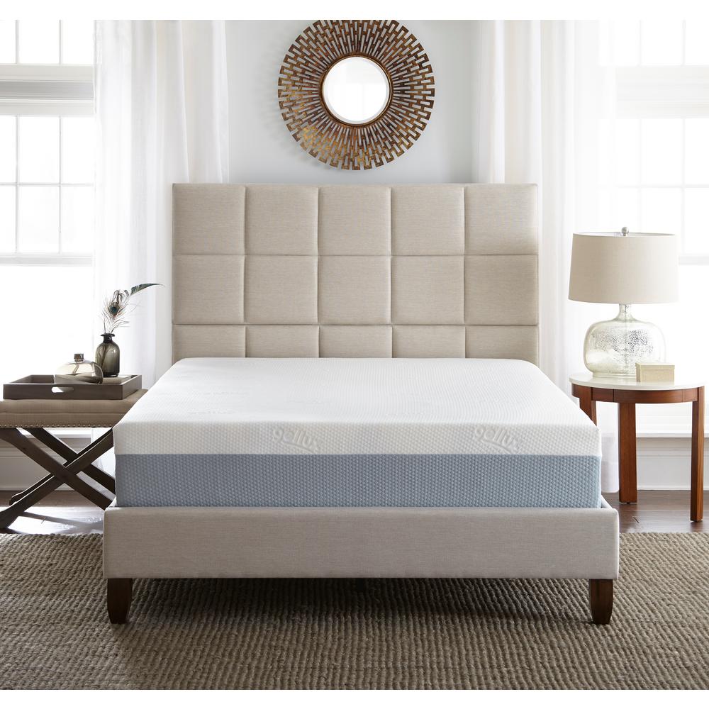 Lane 10 in. Full Latex Gel Foam MattressHD0101DB The Home Depot