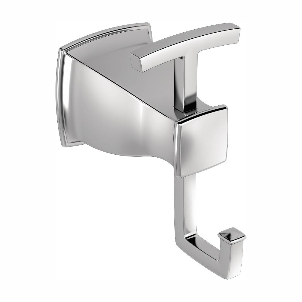 MOEN Hensley Double Robe Hook with Press and Mark in ChromeMY3503CH