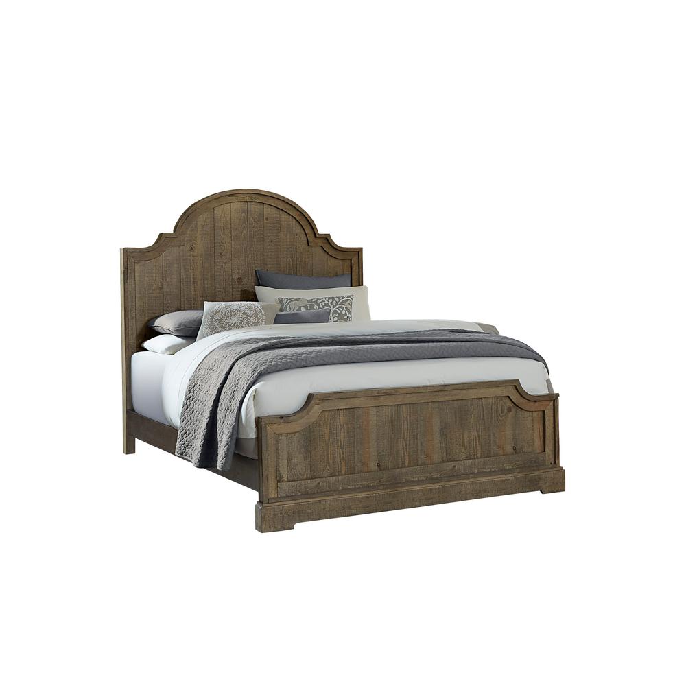 Meadow Weathered Gray King Complete Panel Bed
